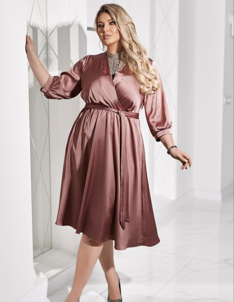 Элегантное платье на запах VOJ-A1062T650 Элегантное платье на запах VOJ-A1062T650