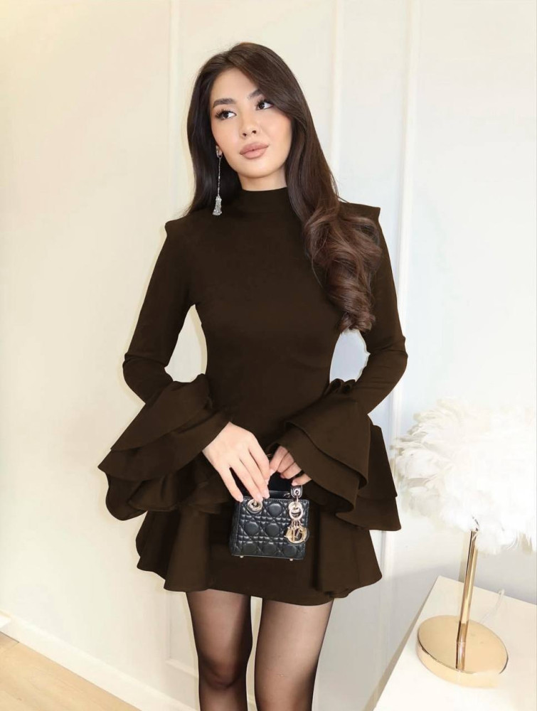 Мини платье с воланами SF-A5692T650 Мини платье с воланами SF-A5692T650