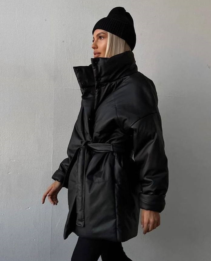 Теплая куртка из экокожи DMP-P4085T820 Теплая куртка из экокожи DMP-P4085T820