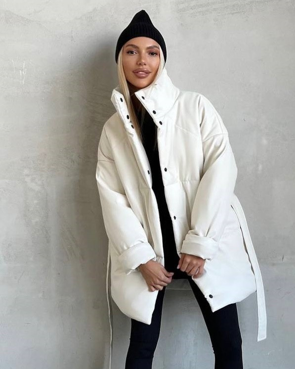 Теплая куртка из экокожи DMP-P4085T820 Теплая куртка из экокожи DMP-P4085T820