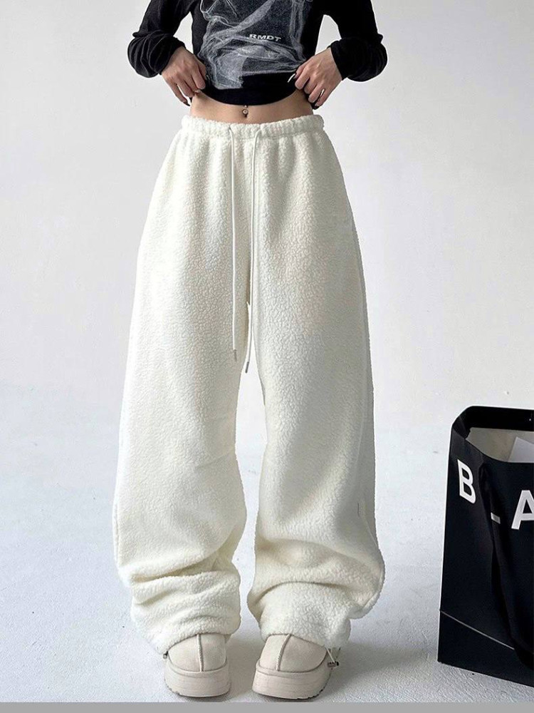 Женские оверсайз штаны из флиса DMP-R1884T320 Женские оверсайз штаны из флиса DMP-R1884T320