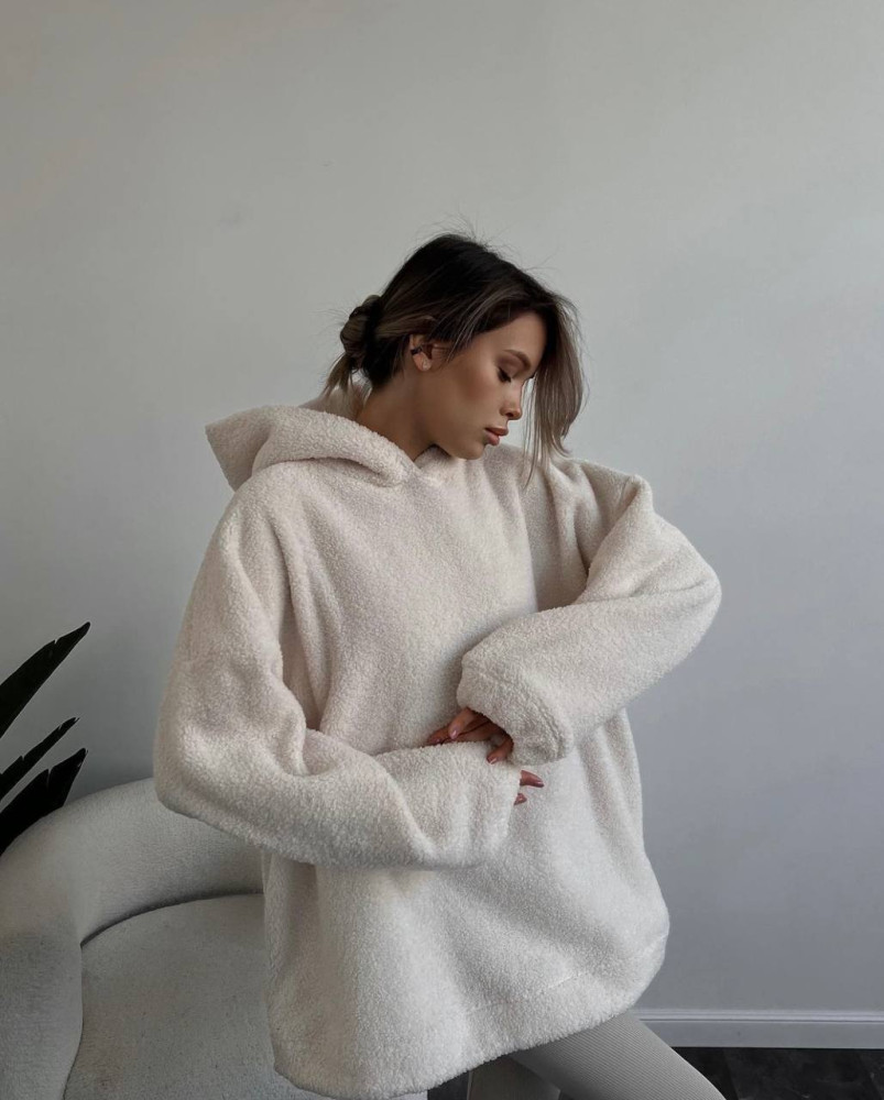 Плюшевое женское худи DMP-R1193T380 Плюшевое женское худи DMP-R1193T380