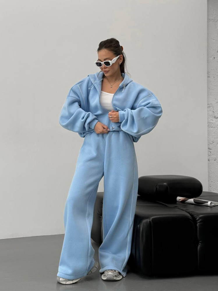 Крутой oversize костюм на флисе DMP-R1870T500 Крутой oversize костюм на флисе DMP-R1870T500