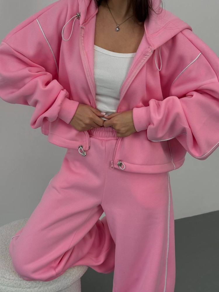 Крутой oversize костюм на флисе DMP-R1870T500 Крутой oversize костюм на флисе DMP-R1870T500