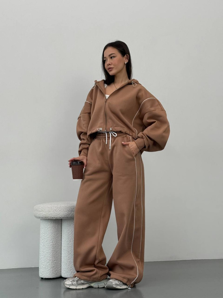 Крутой oversize костюм на флисе DMP-R1870T500 Крутой oversize костюм на флисе DMP-R1870T500