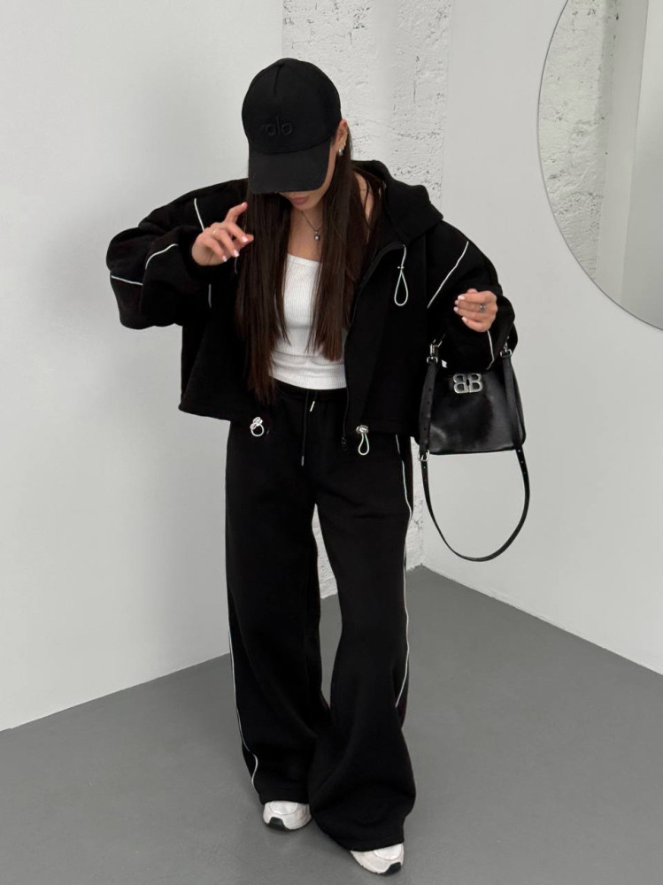 Крутой oversize костюм на флисе DMP-R1870T500 Крутой oversize костюм на флисе DMP-R1870T500