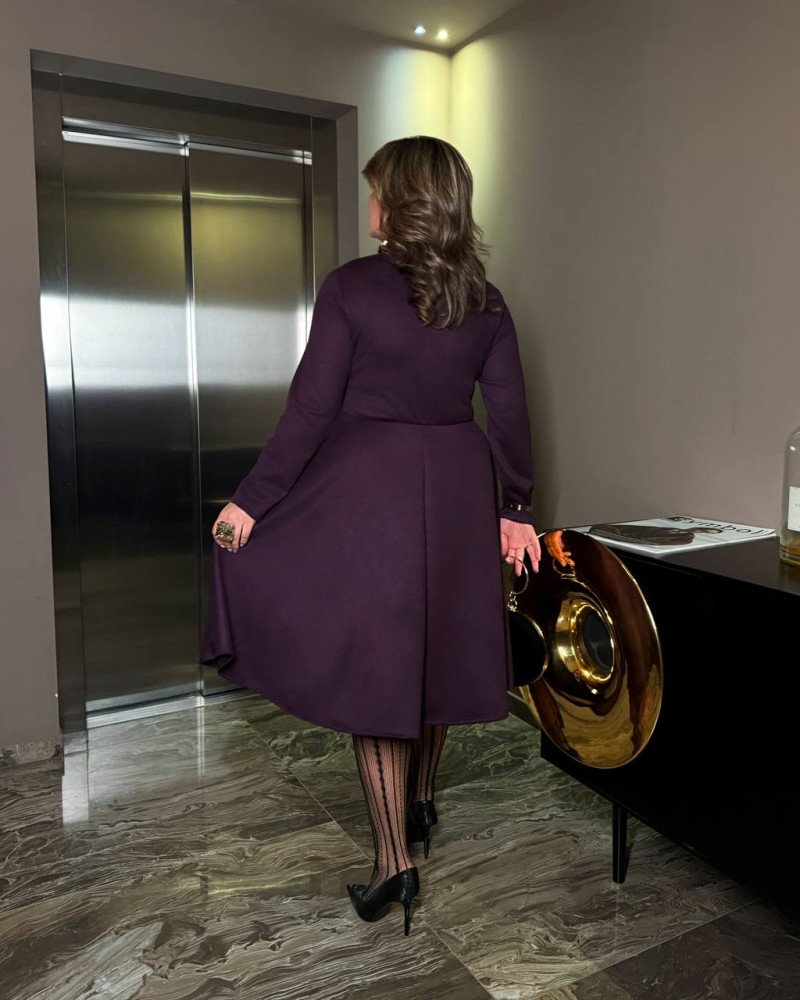 Замшевое платье миди MA-N2167T550 Замшевое платье миди MA-N2167T550