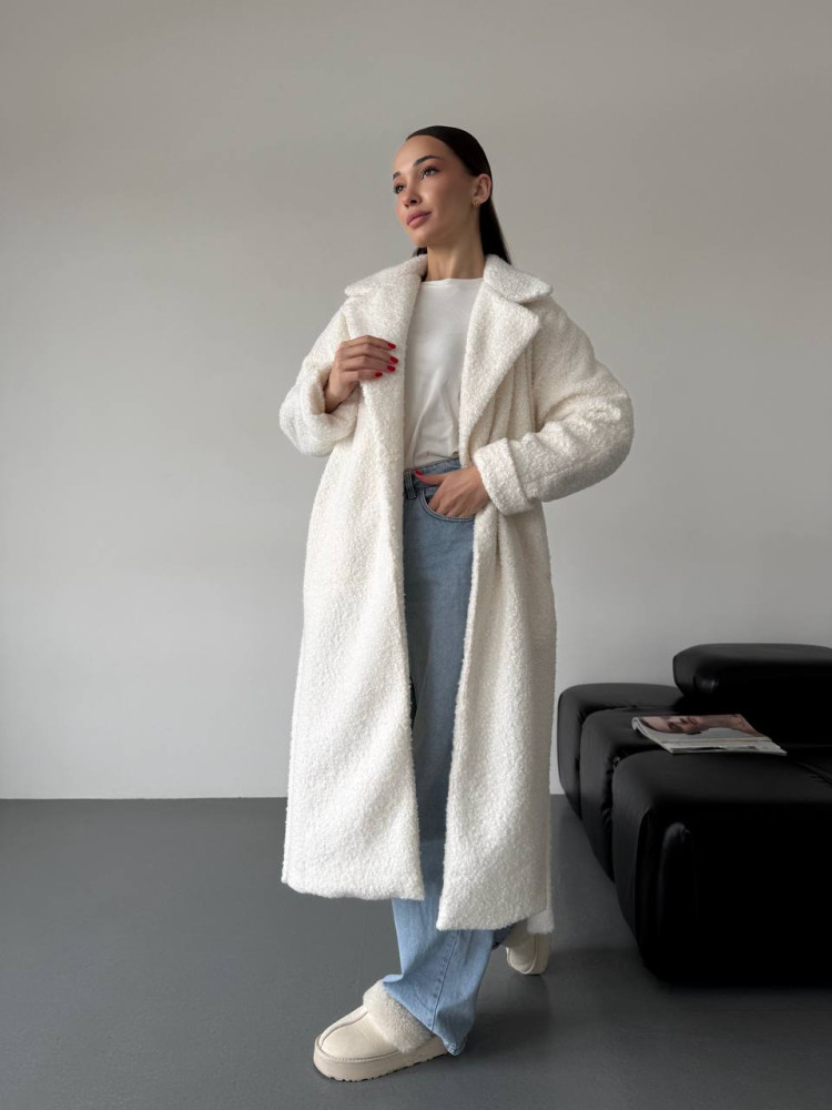 Пальто оверсайз букле DMP-P7186T1100 Пальто оверсайз букле DMP-P7186T1100