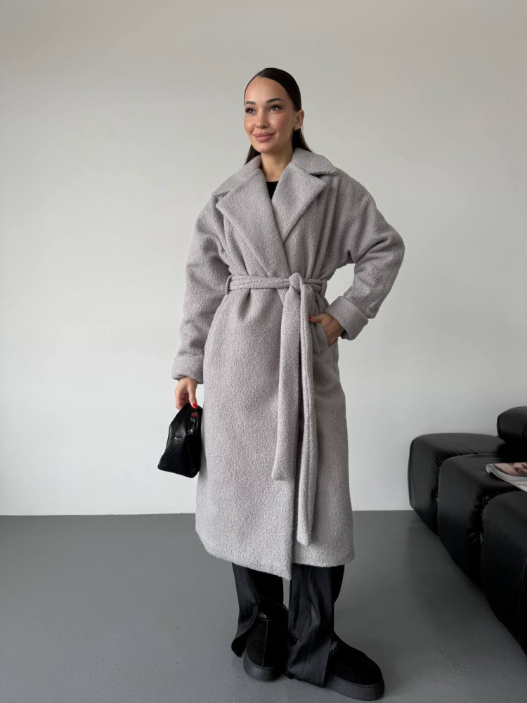 Пальто оверсайз букле DMP-P7186T1100 Пальто оверсайз букле DMP-P7186T1100