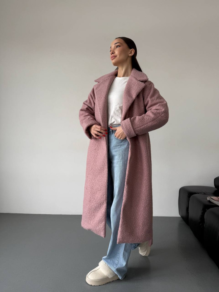 Пальто оверсайз букле DMP-P7186T1100 Пальто оверсайз букле DMP-P7186T1100