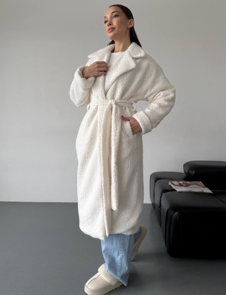 Пальто оверсайз букле DMP-P7186T1100 Пальто оверсайз букле DMP-P7186T1100