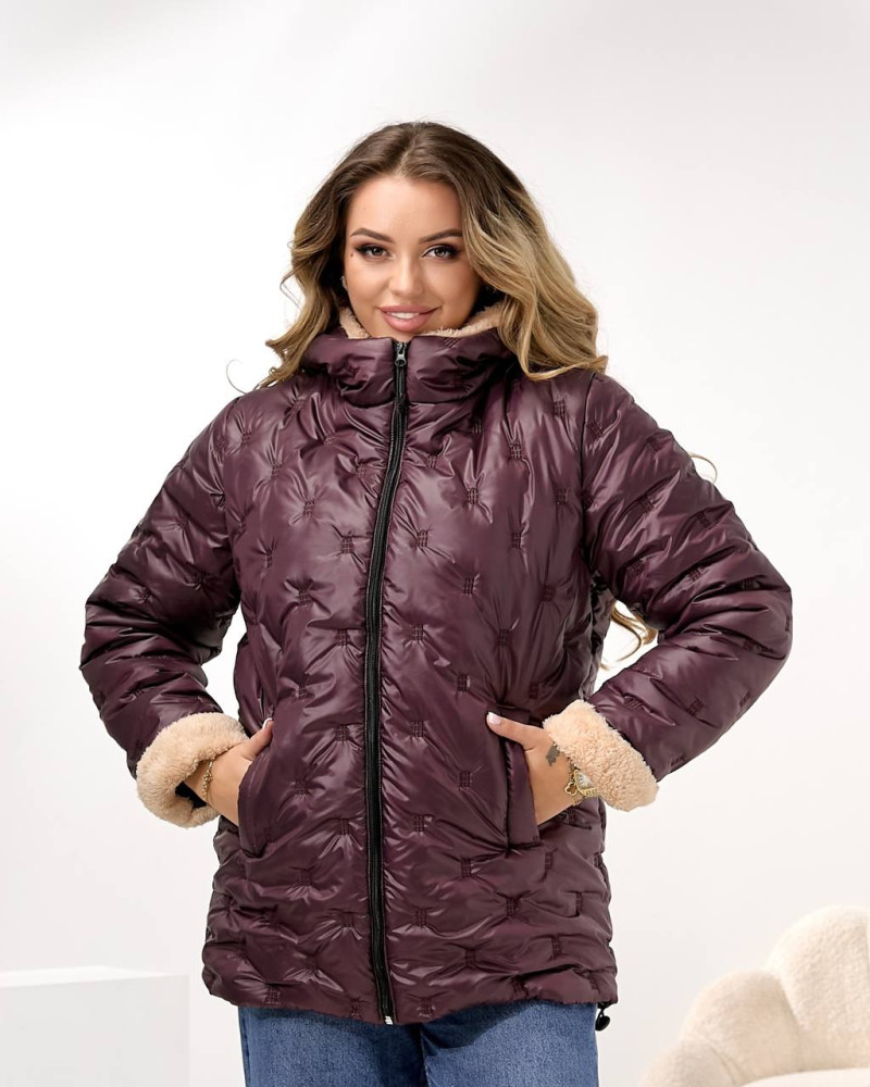 Женская куртка с мехом DV-R4431T1050 Женская куртка с мехом DV-R4431T1050