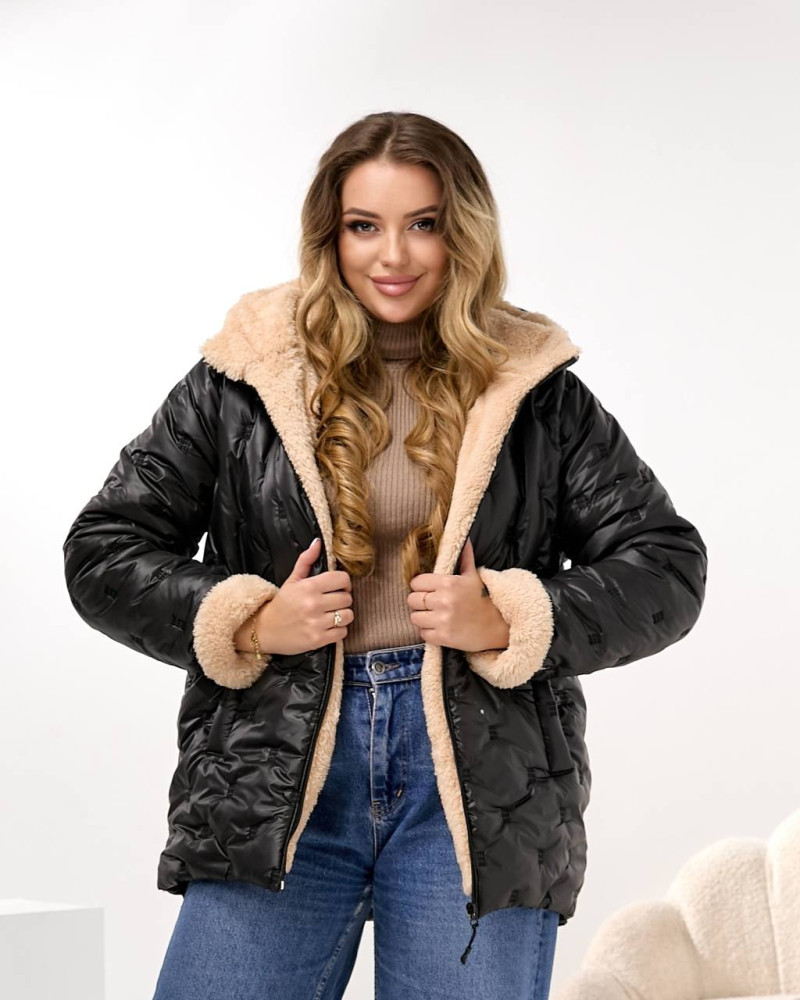 Женская куртка с мехом DV-R4431T1050 Женская куртка с мехом DV-R4431T1050