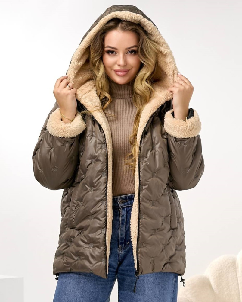 Женская куртка с мехом DV-R4431T1050 Женская куртка с мехом DV-R4431T1050
