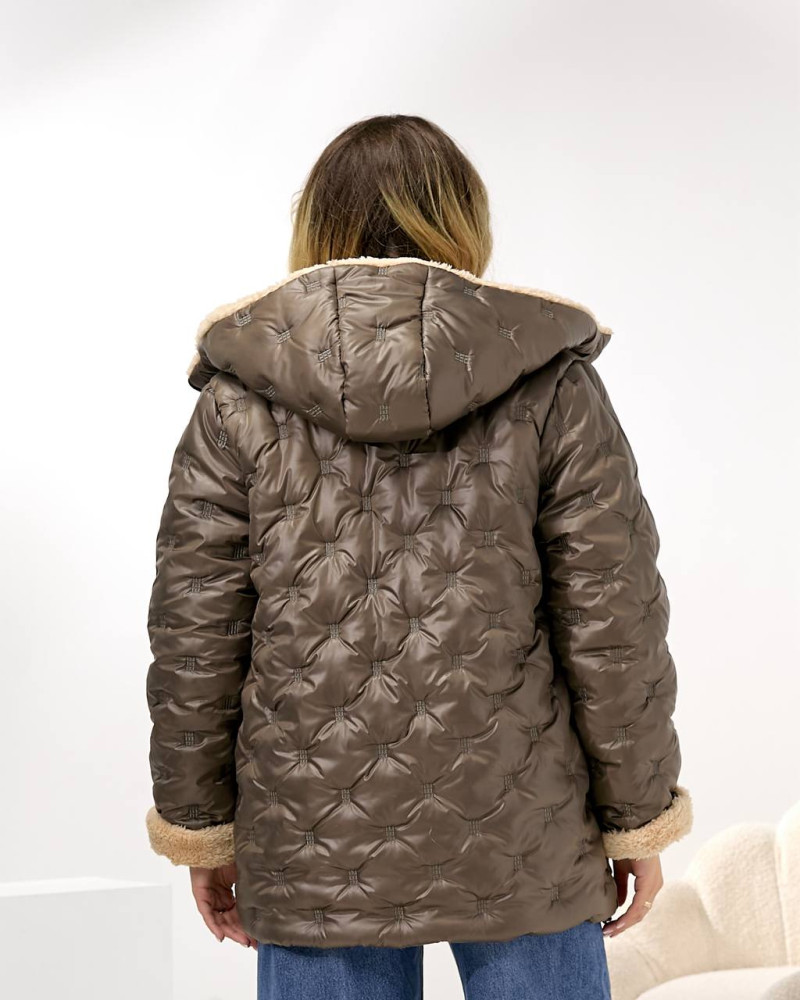 Женская куртка с мехом DV-R4431T1050 Женская куртка с мехом DV-R4431T1050