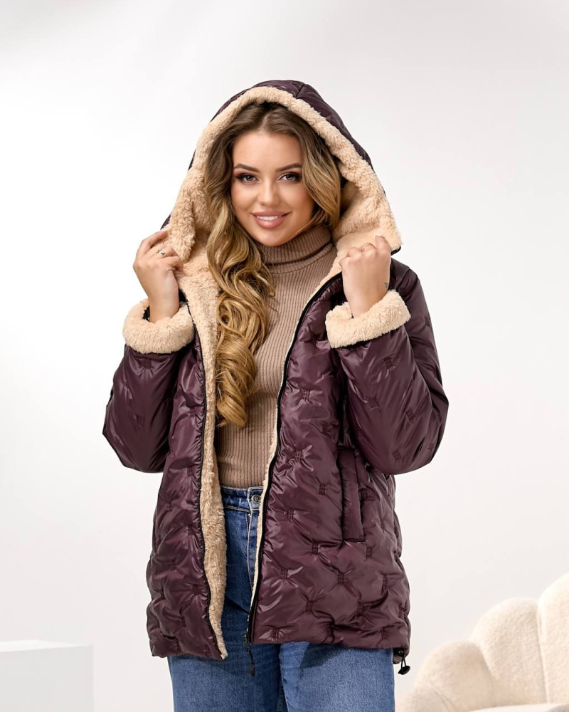 Женская куртка с мехом DV-R4431T1050 Женская куртка с мехом DV-R4431T1050