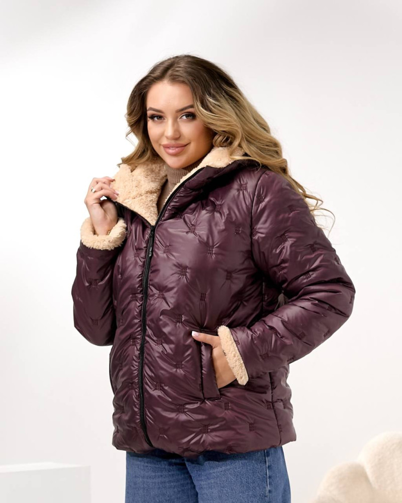 Женская куртка с мехом DV-R4431T1050 Женская куртка с мехом DV-R4431T1050