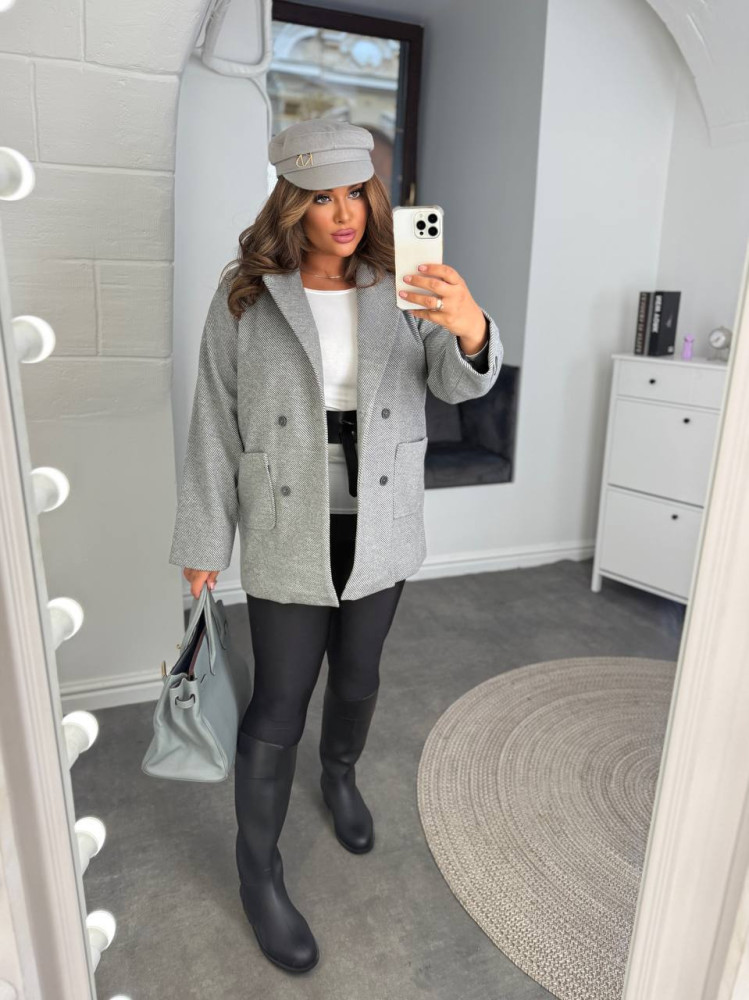 Вільне кашемірове пальто KG-A110T1100 Вільне кашемірове пальто KG-A110T1100