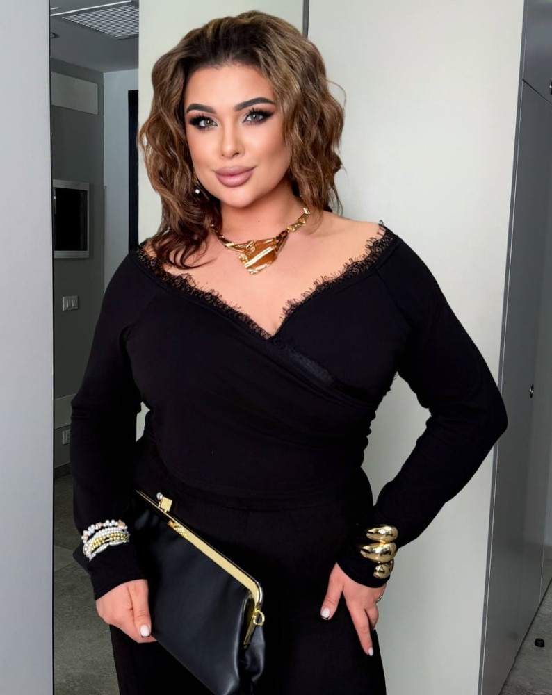 Кофточка с имитацией запаха YM-A9950T11.5 Кофточка с имитацией запаха YM-A9950T11.5