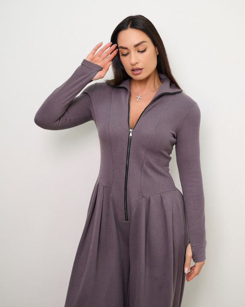 Стильный комбинезон с начесом IS-A229T950 Стильный комбинезон с начесом IS-A229T950