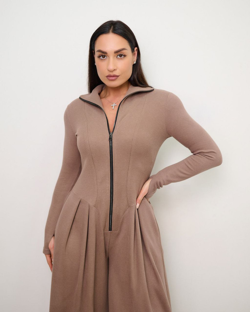 Стильный комбинезон с начесом IS-A229T950 Стильный комбинезон с начесом IS-A229T950