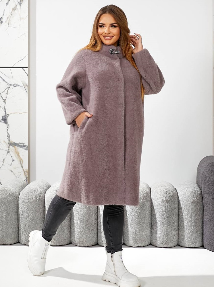 Красивое пальто альпака MAX-A930T1000 Красивое пальто альпака MAX-A930T1000