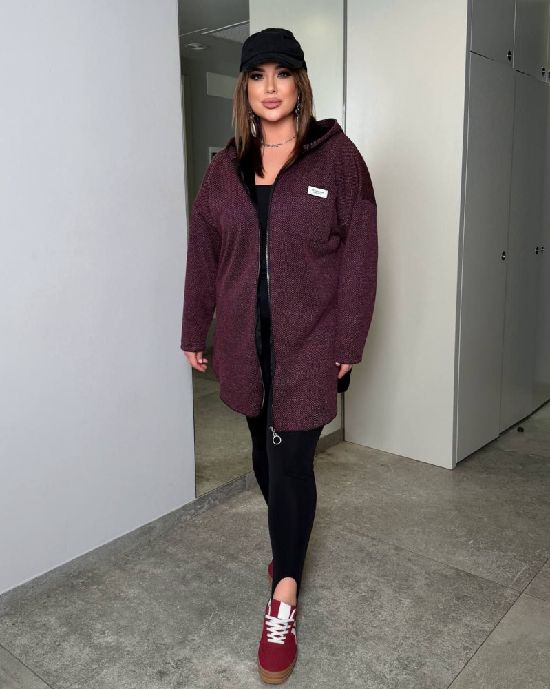 Кардиган на меху AD-A7932.1T320 Кардиган на меху AD-A7932.1T320