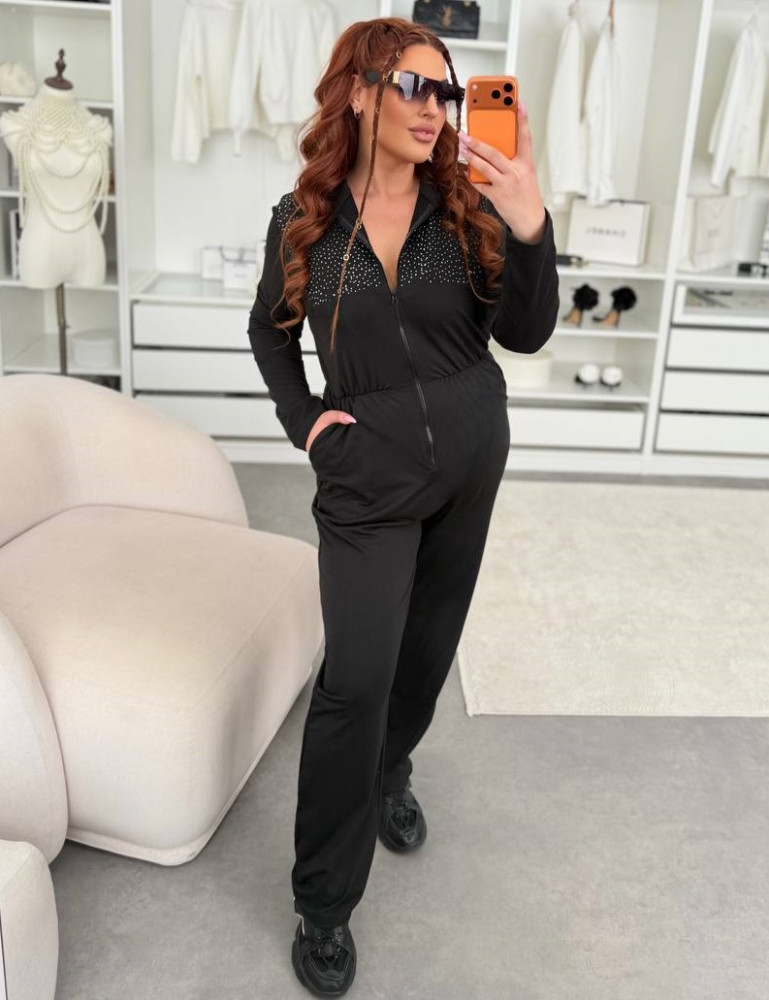 Женский комбинезон с стразами MA-N2190T850 Женский комбинезон с стразами MA-N2190T850