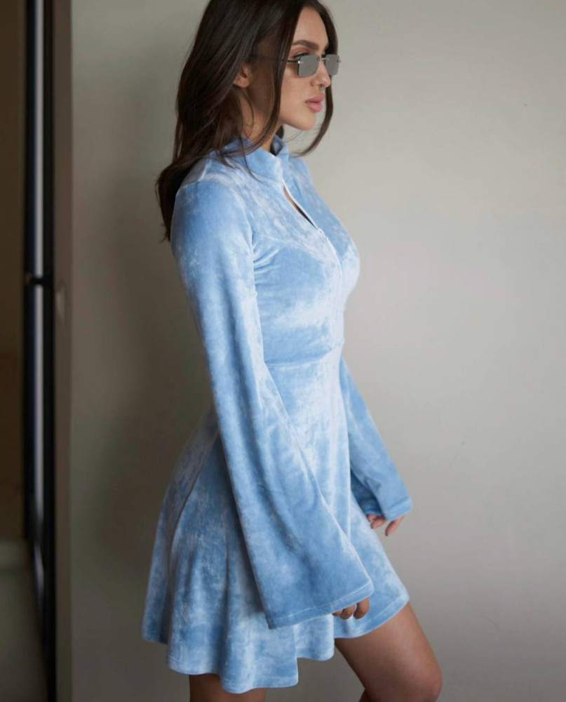 Велюровое платье DMP-P1277T330 Велюровое платье DMP-P1277T330