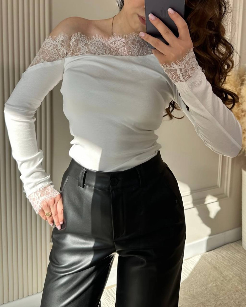 Лонгслив с ассиметричным вырезом MPK-A416T380 Лонгслив с ассиметричным вырезом MPK-A416T380