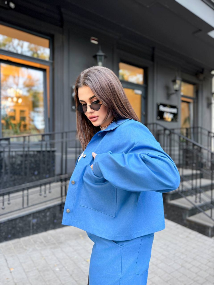 Джинсовый костюм двойка RED-A93T750 Джинсовый костюм двойка RED-A93T750