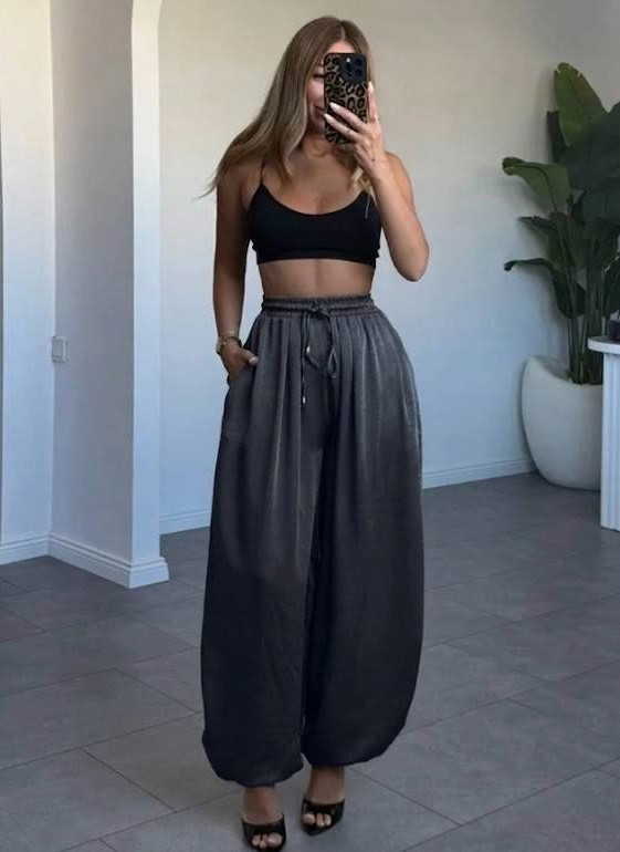 Комфортні штани-султанки KC-A0532T570 Комфортні штани-султанки KC-A0532T570