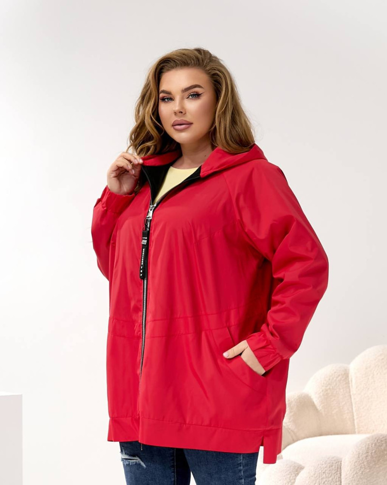 Удлиненная женская ветровка NU-A1496T23 Удлиненная женская ветровка NU-A1496T23