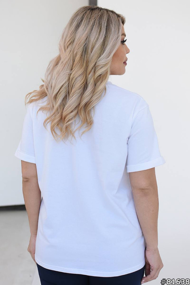 Базовая однотонная футболка ACHK-A1929T330 Базовая однотонная футболка ACHK-A1929T330