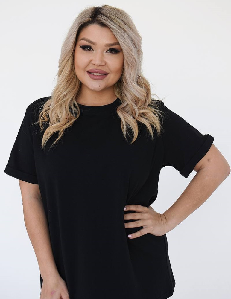 Базовая однотонная футболка ACHK-A1929T330 Базовая однотонная футболка ACHK-A1929T330