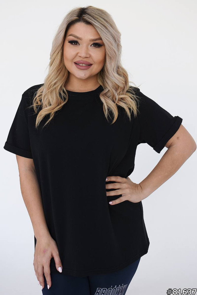 Базовая однотонная футболка ACHK-A1929T330 Базовая однотонная футболка ACHK-A1929T330