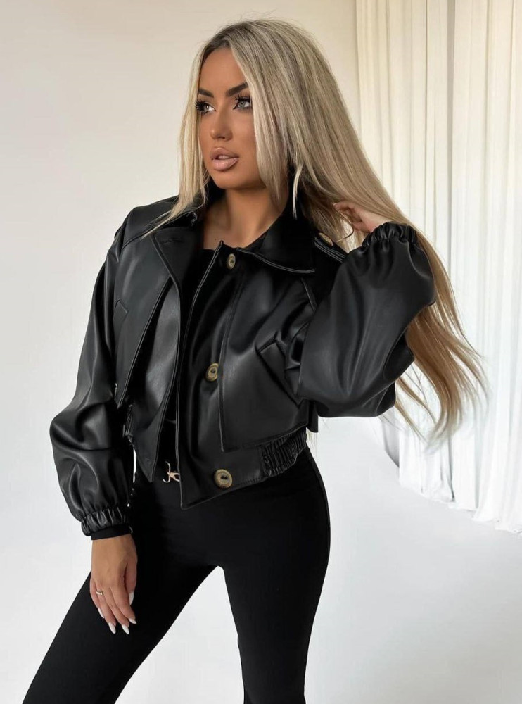 Бомбер из эко кожи AP-A162T1000 Бомбер из эко кожи AP-A162T1000