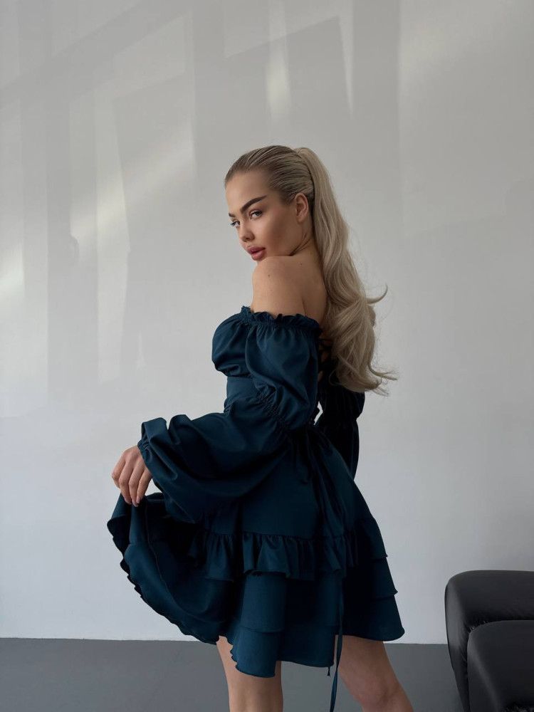 Мини платье с воланами MSM-A213.1T500 Мини платье с воланами MSM-A213.1T500