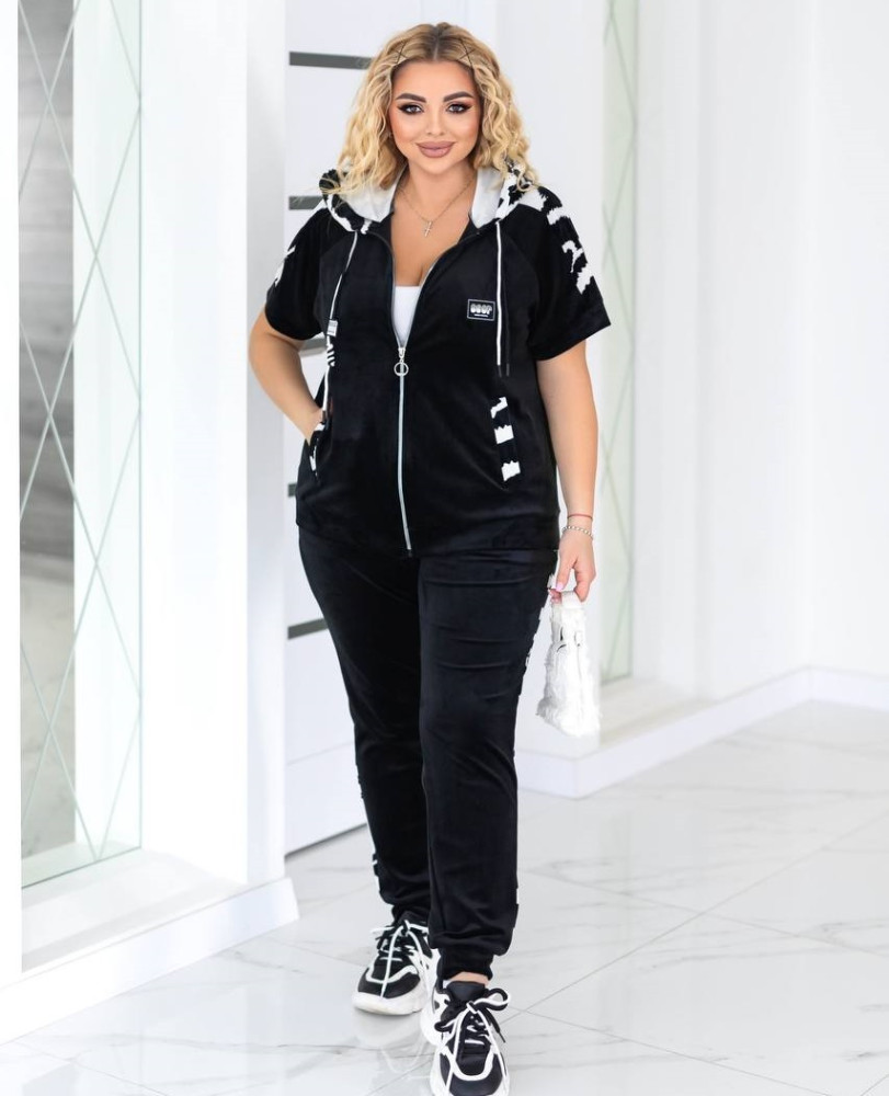 Женский велюровый костюм LZ-L880T720 Женский велюровый костюм LZ-L880T720