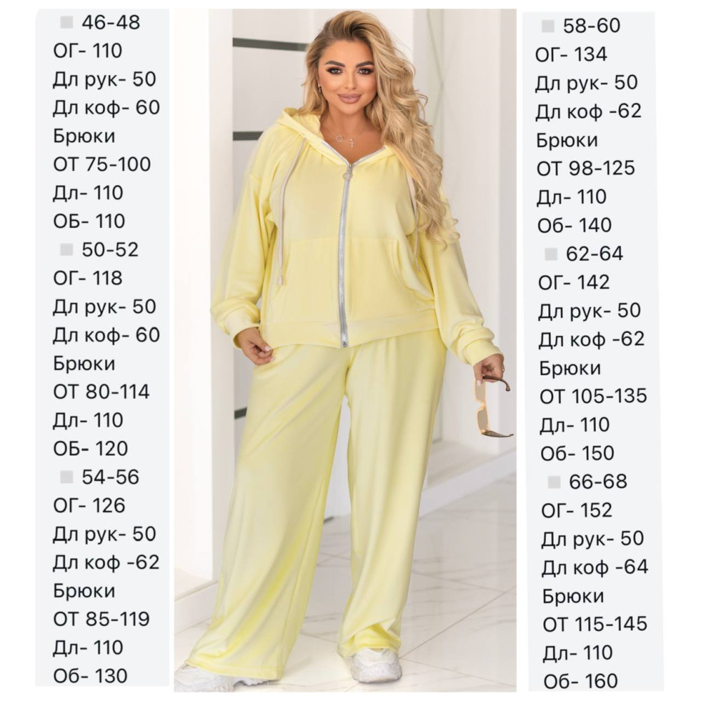 Велюровый спортивный костюм EY-A729T18B21 Велюровый спортивный костюм EY-A729T18B21