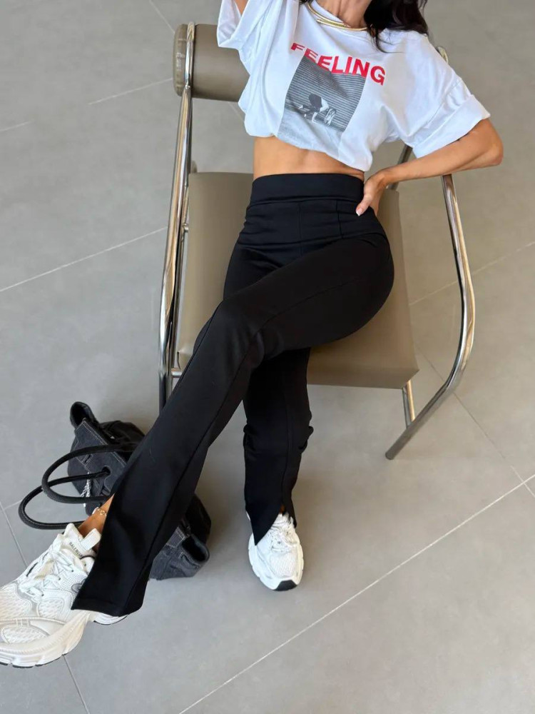 Брюки клеш с разрезами IMMA-A455T350 Брюки клеш с разрезами IMMA-A455T350