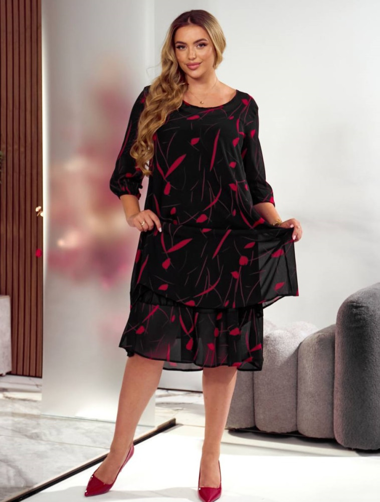 Шифоновое платье DV-R3683T500 Шифоновое платье DV-R3683T500