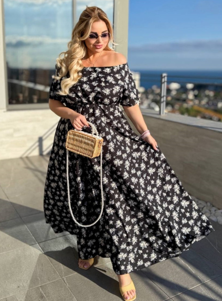 Летнее платье в пол PRAT-A2287T490 Летнее платье в пол PRAT-A2287T490