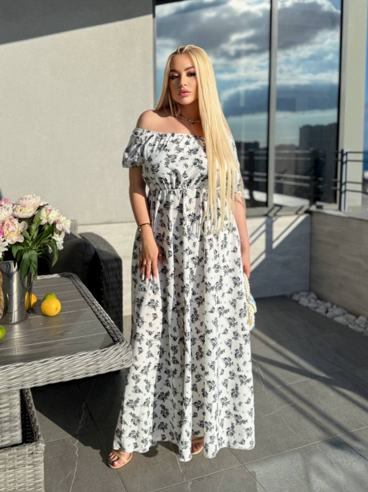 Летнее платье в пол PRAT-A2287T490 Летнее платье в пол PRAT-A2287T490