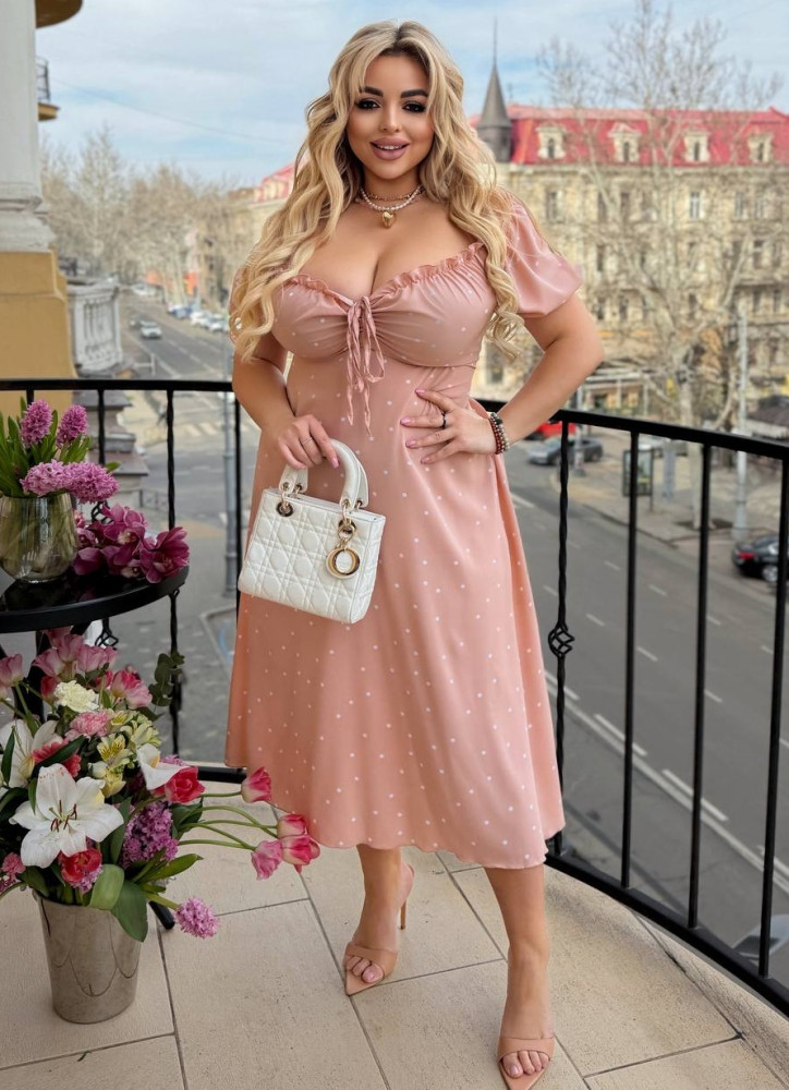 Платье со шнуровкой на спине PRAT-A2296T530 Платье со шнуровкой на спине PRAT-A2296T530