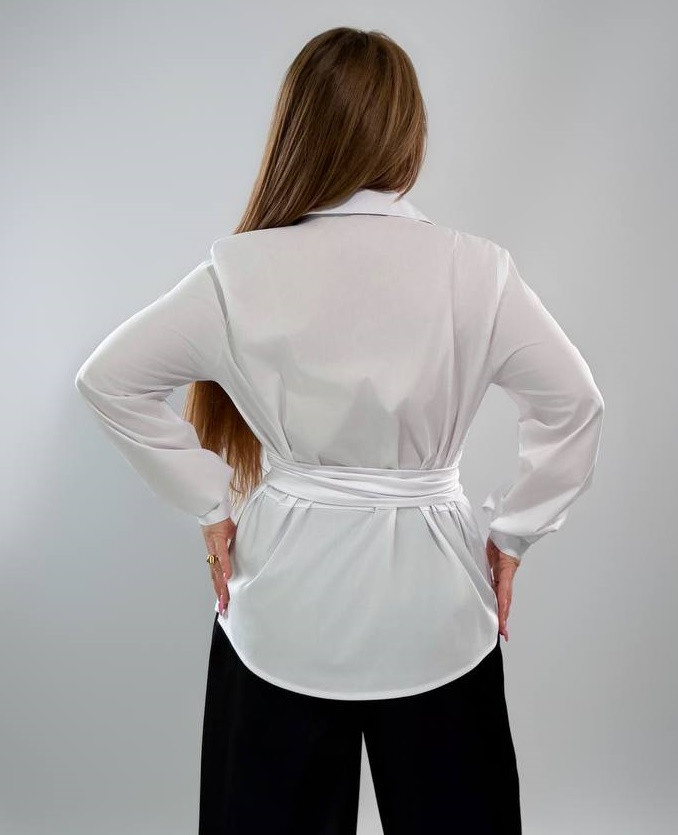 Женская рубашка с поясом ODF-A050T700 Женская рубашка с поясом ODF-A050T700