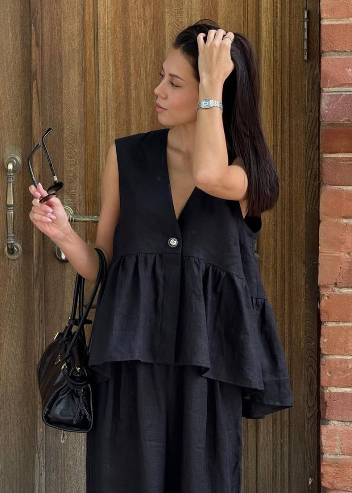 Легкий льняной костюм EST-A8020T790 Легкий льняной костюм EST-A8020T790