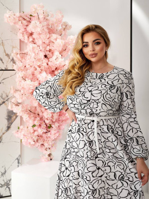 Длинное женское платье EY-A539T16B19