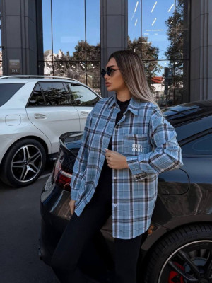 Фланелевая рубашка в клетку VM-A10509T380