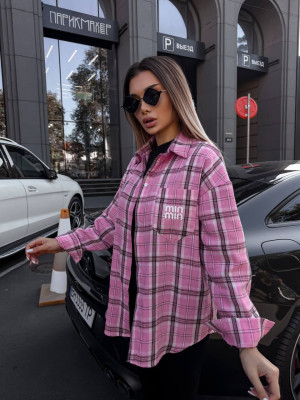 Фланелевая рубашка в клетку VM-A10509T380